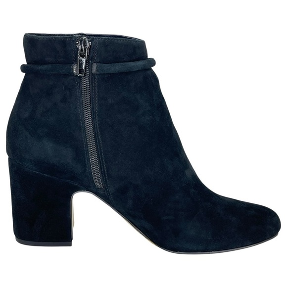 Bella Vita Diaz Black Kidsuede Leather Womens Ankle Boots Size 7.5XW - Picture 6 of 11